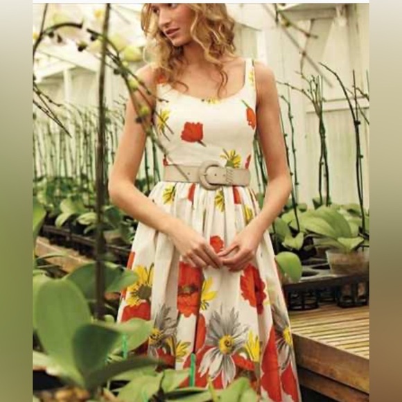 Moulinette Soeurs Dresses & Skirts - Anthropology Moulinette Soeurs Flower Dress with pockets (0)